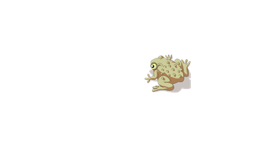 An inserted image of a toad.