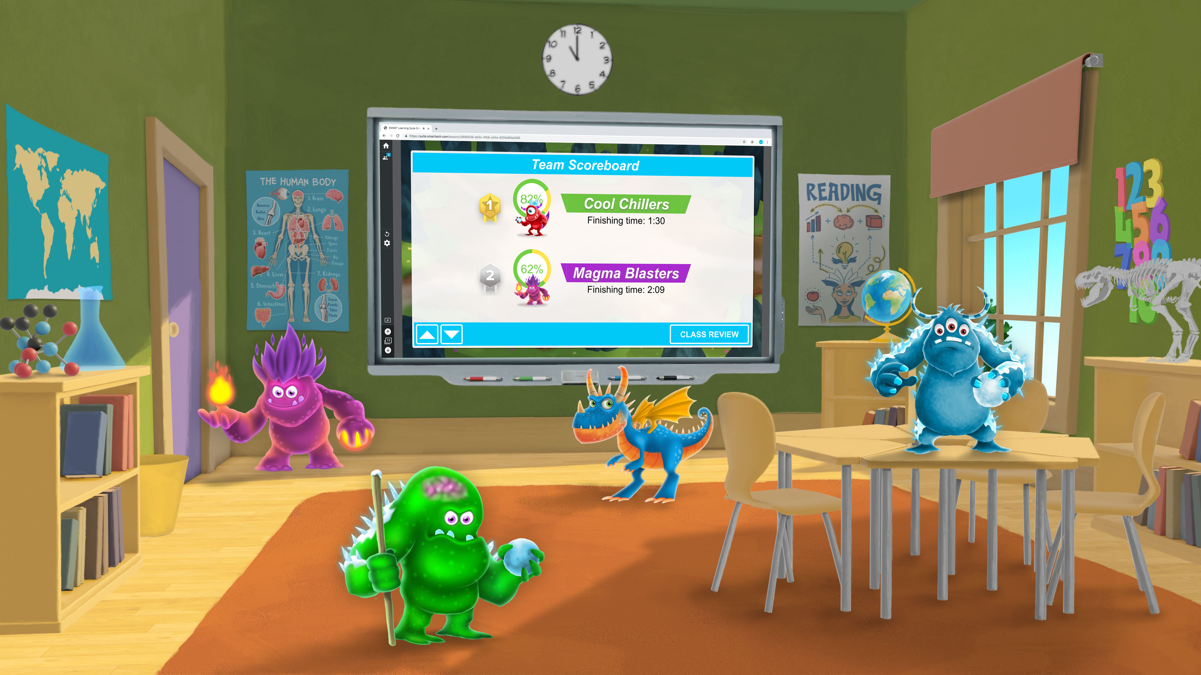 Liven up your classroom with Gynzy's smartboard games & activities