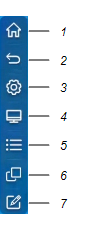 Side toolbar commands