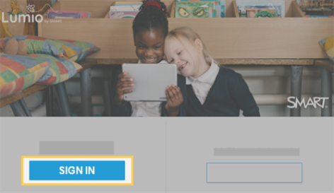 Student home page sign in