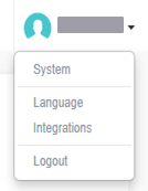 Integrations menu option