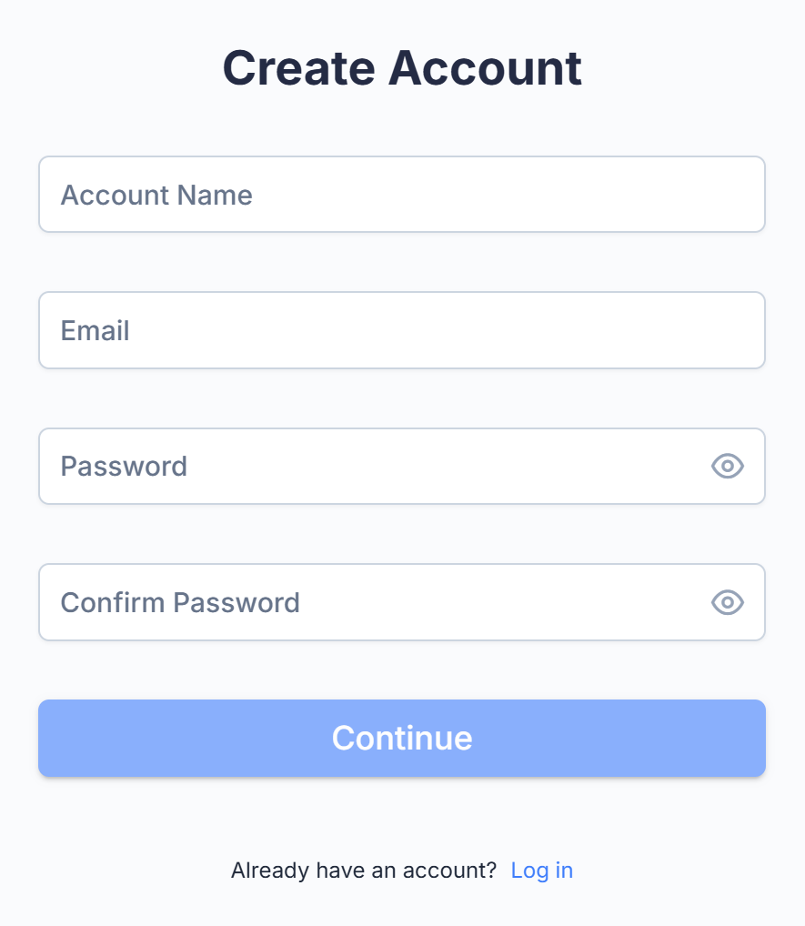 SMART Remote Management registration page