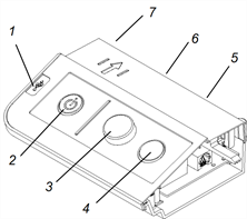 SMART Board 800 series interactive whiteboard Extended Control Panel (ECP) components