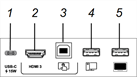 Panel de conectores frontal (serie V2-C)