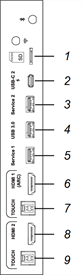 Panel de conector lateral