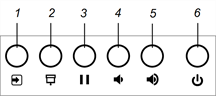 Panel de control frontal